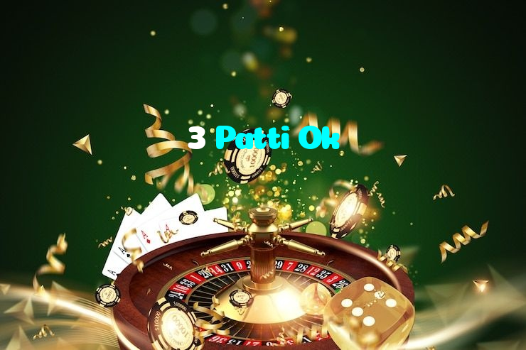 3 Patti Ok casino presented on mobile device in Pakistan with slots and live games